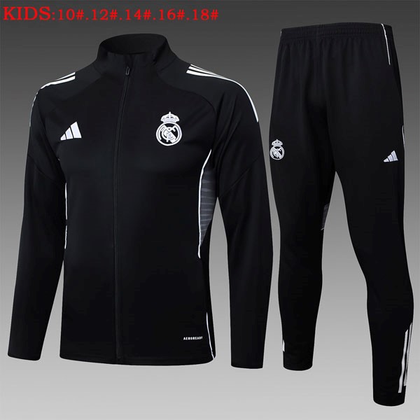Enfant Survetement Real Madrid 2025-26 Noir 5
